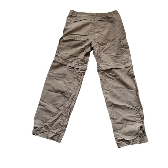 Mens Tan REI Convertible Nylon Cargo Pants - Picture 9 of 11
